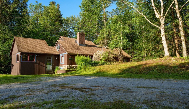 Rustic Cabin on Private Pond in Stratton Vermont Close to Stratton Ski Area in Stratton