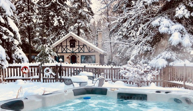 Waterfront chalet - Lake La Sapiniere, Village Suisse Resort, heart of Val-David